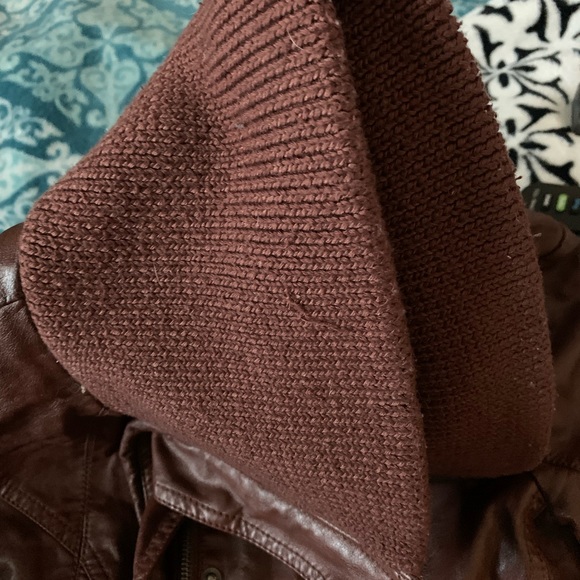 WOMENS MEDIUM VINTAGE BERNARDO LEATHER JACKET COAT - Picture 8 of 11